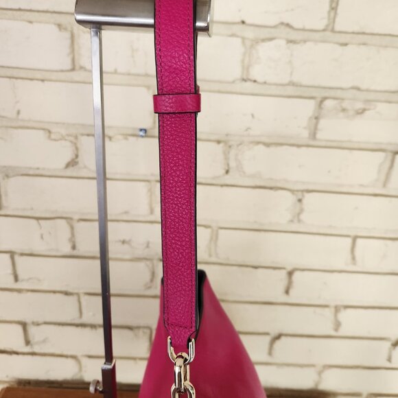 Kate Spade Aubrey Chain Magenta Leather Shoulder Bag - Picture 4 of 14